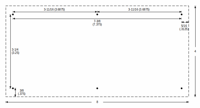 A printable paper template to make the plastic template with exact & square dimensions